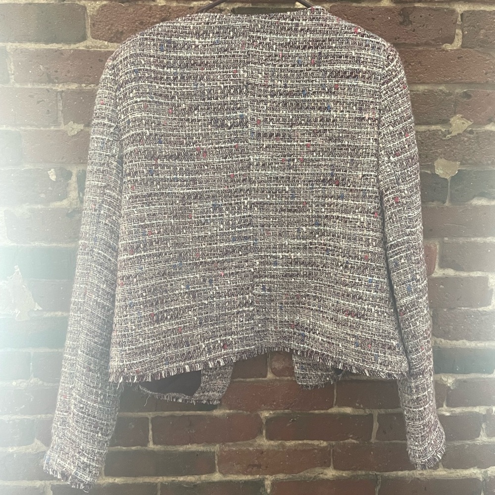 Karl Lagerfeld tweed jacket. NWOT. Size M. - Picture 3 of 4